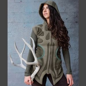 Leom Designs Suraya Vest sz Med like new turtle